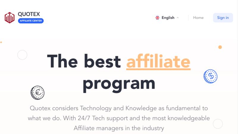 Quotex affiliate program